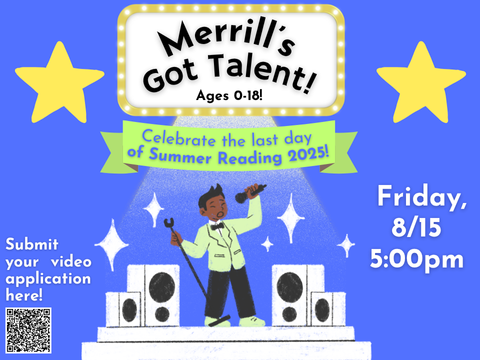 An image describing the Merrill's Got Talent event.